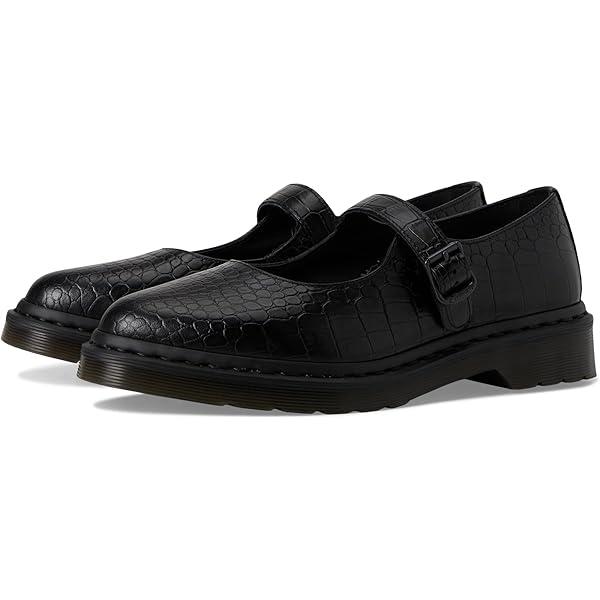 Amazon.com | Dr. Martens Addina Flower Black Milled Nappa UK 3 (US